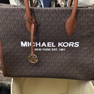 Michael Kors Brown Tote Bag
